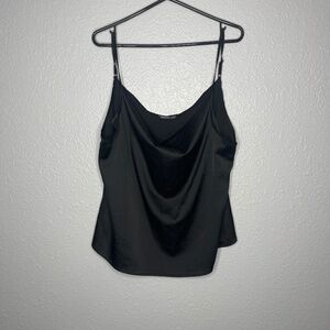 Shein Curve Black‎ tank top spaghetti strap